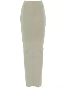 Юбка макси Pillar Rick Owens, зеленый