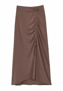 Юбка макси Reiss, розовый