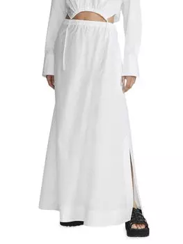 Юбка макси с разрезом Soraya Rag & Bone, белый