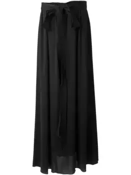 Юбка макси со складками Lanvin, черный