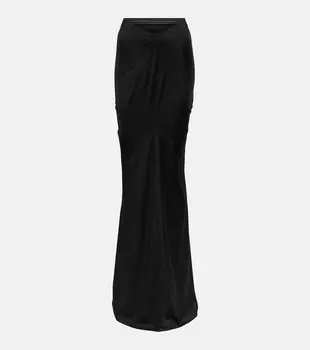 Юбка макси sporty b из джерси Balenciaga, черный