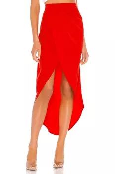 Юбка макси superdown Arielle Slit, красный