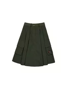 Юбка миди ALPHA INDUSTRIES Skirt, оливковый
