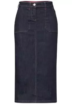 Юбка миди CECIL Skirt, темно-синий