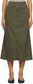 Юбка миди цвета хаки Surplus Levi's