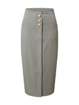 Юбка миди EDITED Skirt Mila, серый