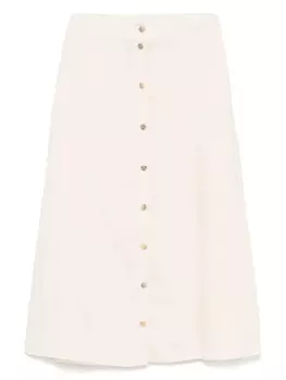 Юбка миди Faustine Semicouture, нейтральный