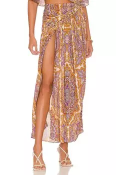 Юбка миди L'Academie Wildler, цвет Aria Multi Paisley