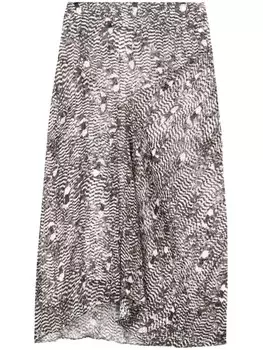 Юбка миди Lisanne ISABEL MARANT, черный