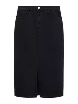Юбка миди MANGO Skirt SOLEIL, серый