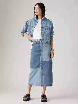 Юбка миди на пуговицах Levi's, мультиколор