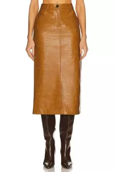 Юбка миди Song of Style Marlon, цвет Russet Brown