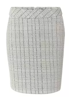 Юбка мини COMMA Skirt, светло-серый