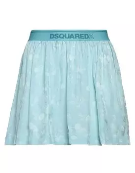 Юбка-мини Dsquared2, светло-голубой