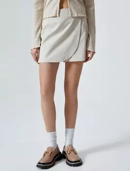 Юбка мини Koton Skirt, серый