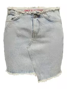 Юбка мини ONLY Skirt KHLOE, синий деним