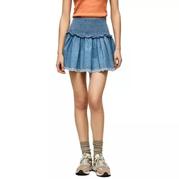 Юбка мини Pepe Jeans Dolly, синий