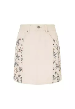 Юбка мини Pepe Jeans Skirt, кремовый
