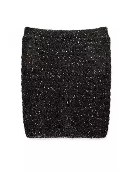 Юбка мини Pull&Bear Skirt, черный