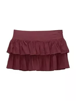 Юбка мини Pull&Bear Skirt, красный