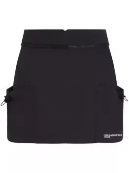 Юбка мини Utility Karl Lagerfeld Jeans, черный