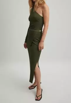Юбка NA-KD, цвет olive green