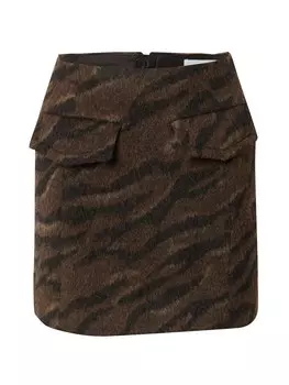 Юбка & Other Stories, цвет Brown/Dark brown