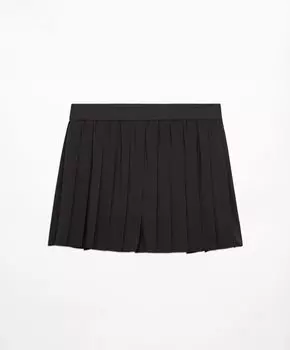 Юбка Oysho Pleated Compressive, черный