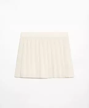 Юбка Oysho Pleated Compressive, кремовый