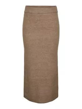Юбка PIECES PCNiko, цвет mottled brown