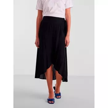 Юбка Pieces Tala Wrap Long, черный