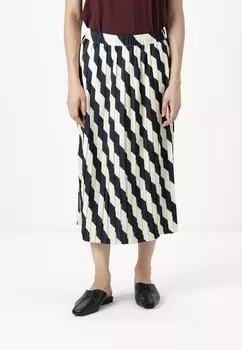 Юбка плиссированная YASANALISE MIDI SKIRT YAS, синий