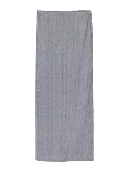 Юбка Pull&Bear, цвет Silver grey