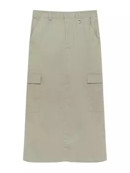 Юбка Pull&Bear, хаки