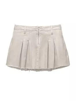Юбка Pull&Bear, светло-серый