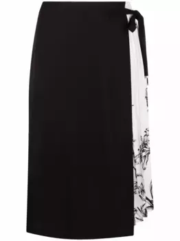 Юбка с плиссировкой Ferragamo, черный