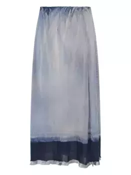 Юбка с принтом MAISON MARGIELA, синий