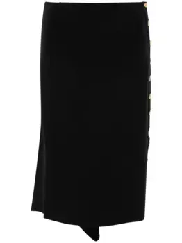 Юбка с пуговицами Givenchy, черный