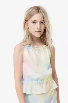 Юбка с рюшами H&M, розовый
