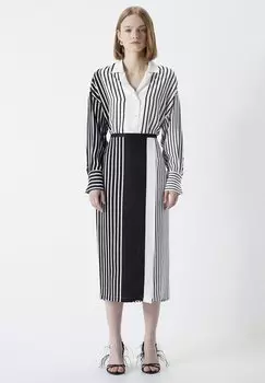 Юбка с запахом REGULAR FIT LINE PATTERNED Ipekyol, белый