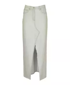Юбка со складками Msgm, синий