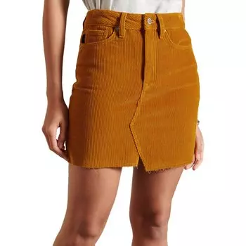 Юбка Superdry Denim Mini, желтый