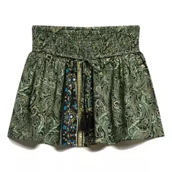 Юбка Superdry St Tropez Paisley, зеленый