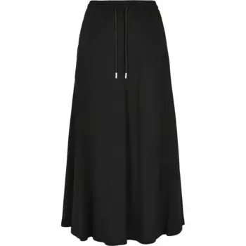 Юбка Urban Classics Viscose midi, черный