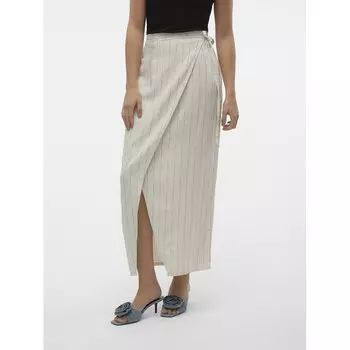 Юбка Vero Moda Mindy Long, бежевый