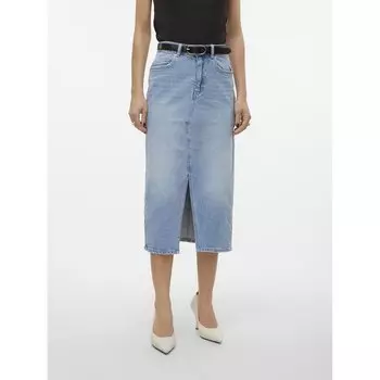 Юбка Vero Moda Veri Denim, синий