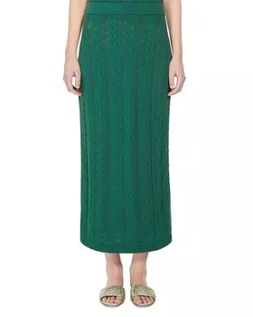 Юбка Weekend Max Mara Firmina, зеленый