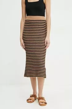 Юбка Weekend Max Mara, коричневый