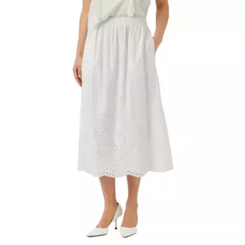 Юбка Yas Luma long skirt, белый
