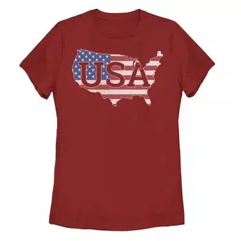 Юниорская футболка Americana USA с силуэтом американского флага